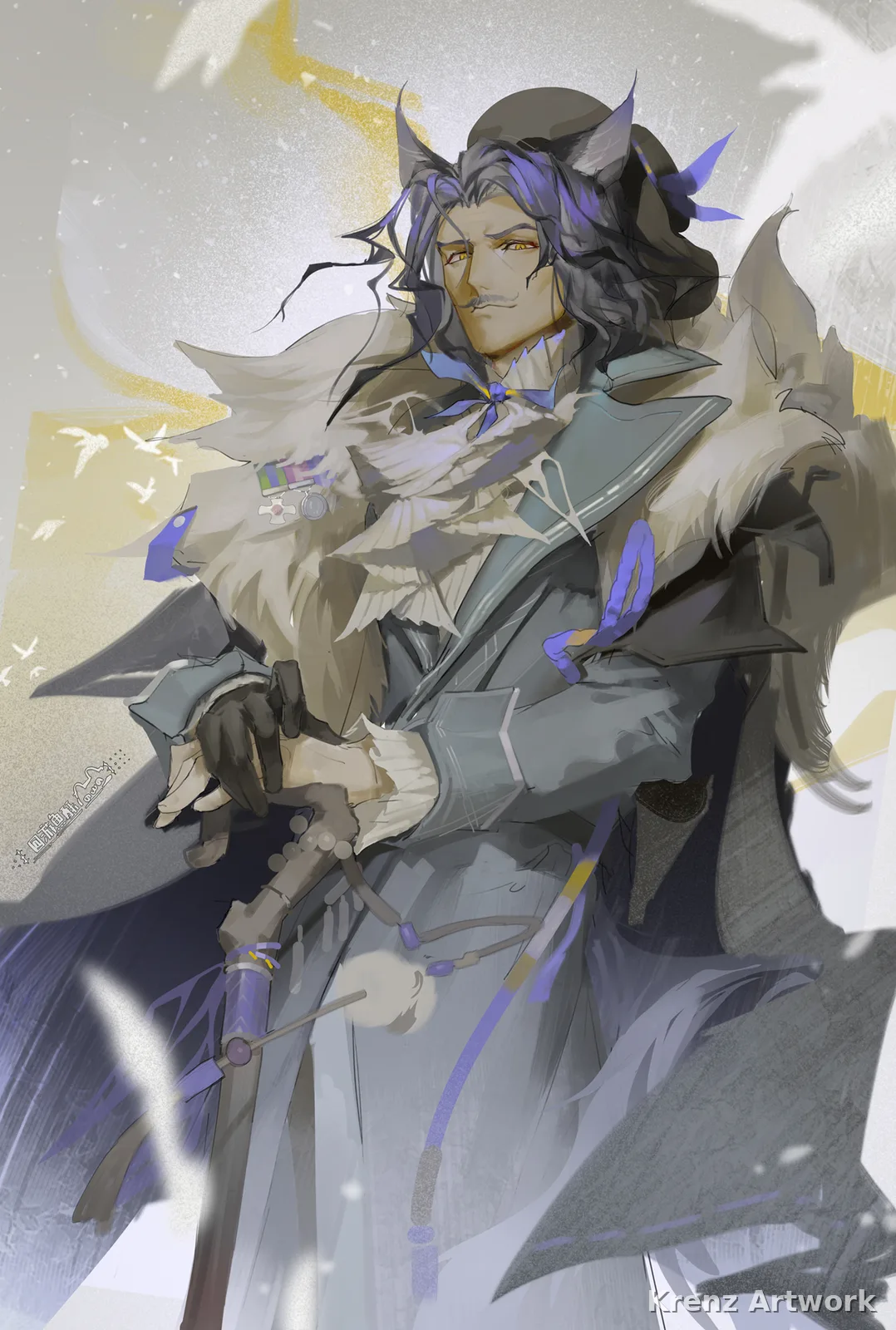 游鱼酥 — 人物情境插圖