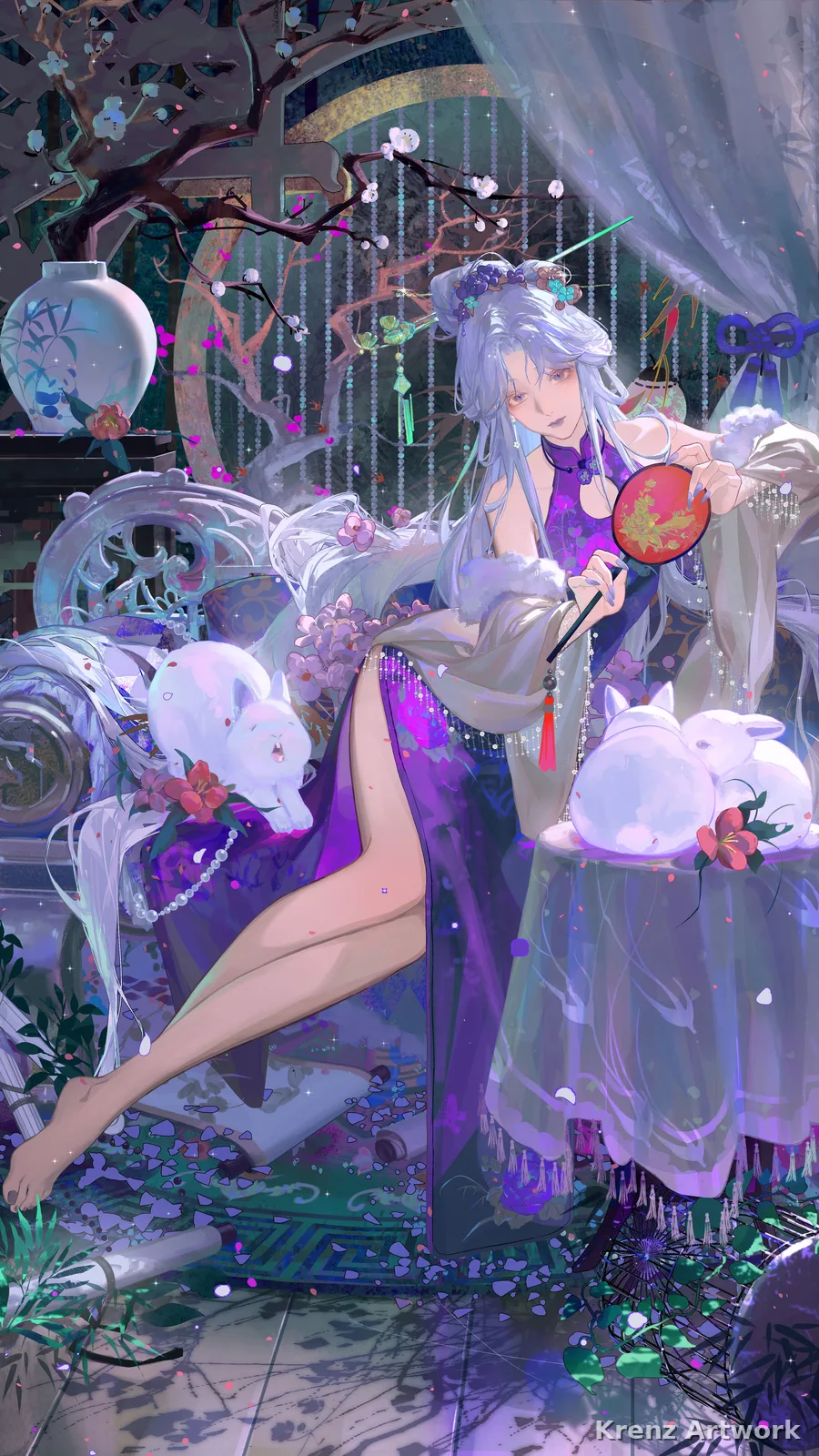 易菈温 — 人物情境插圖