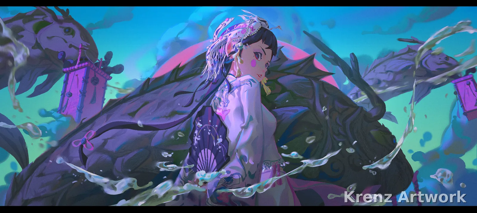 歪柴 — 人物情境插圖